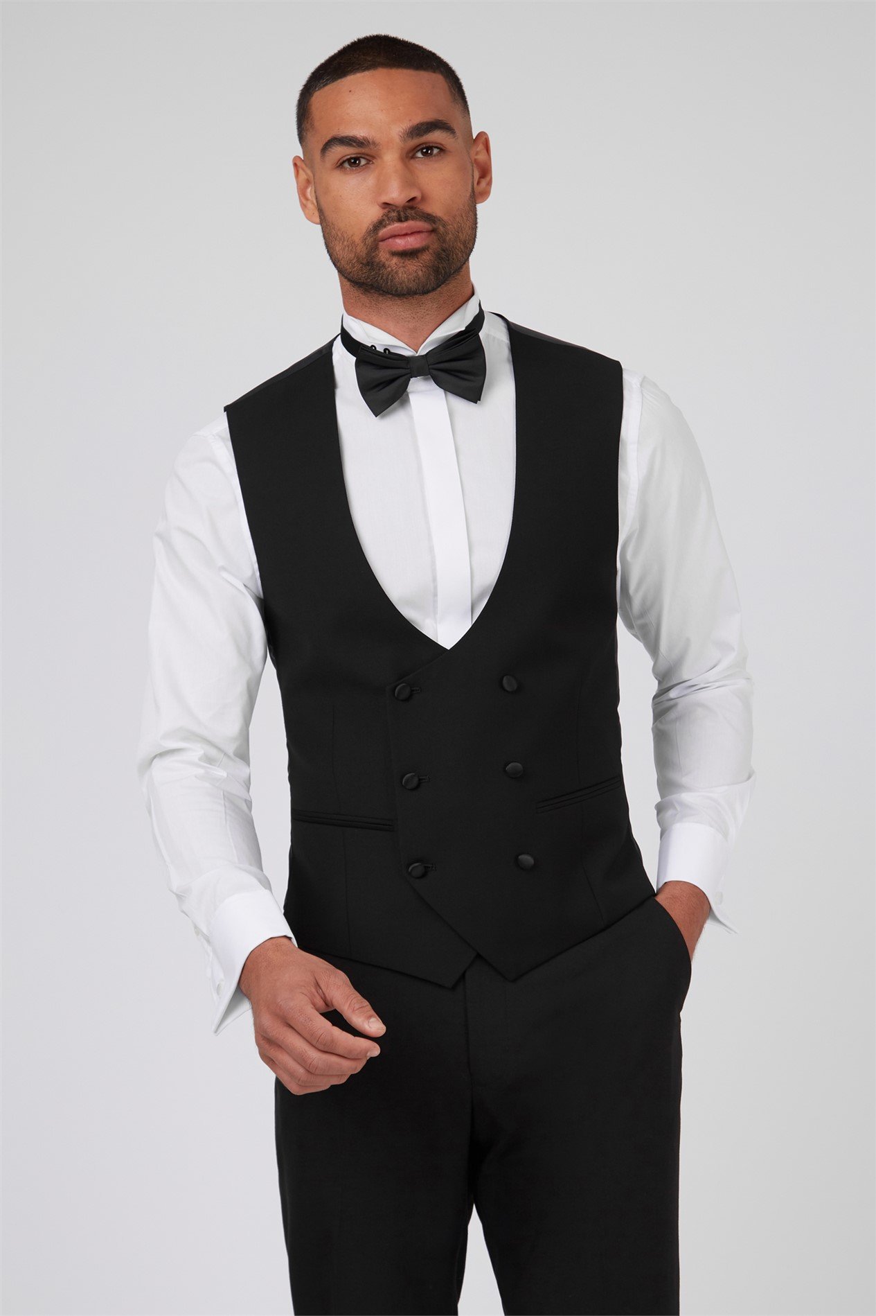 Buy 3 Piece Slim Fit Black Tuxedo in India